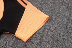 Completino Polo Arsenal 26/27 Uomo Nero/Arancione | Kit Allenamento