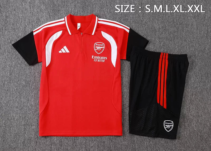 Completino Polo Arsenal 26/27 Uomo Rosso | Kit Allenamento