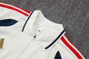 Completino Polo Bayern Munich 26/27 Uomo Bianco e Blu Navy | Kit Allenamento