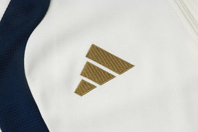 Completino Polo Bayern Munich 26/27 Uomo Bianco e Blu Navy | Kit Allenamento