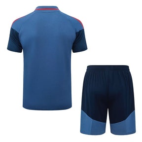 Completino Polo Bayern Munich 26/27 Uomo Blu | Kit Allenamento