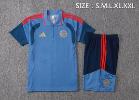 Completino Polo Bayern Munich 26/27 Uomo Blu | Kit Allenamento