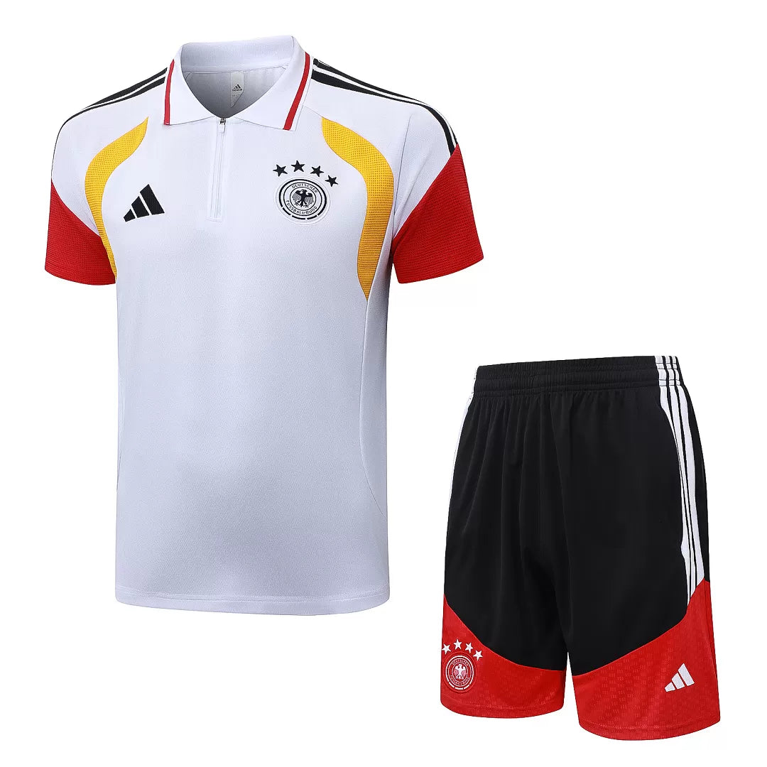 Completino Polo Germania 2026 Uomo Bianco | Kit Allenamento