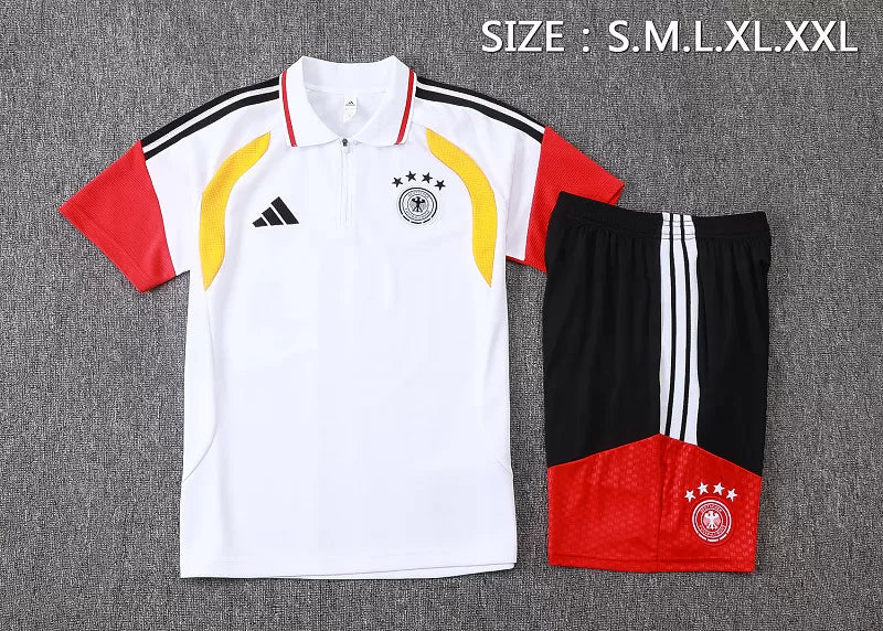 Completino Polo Germania 2026 Uomo Bianco | Kit Allenamento
