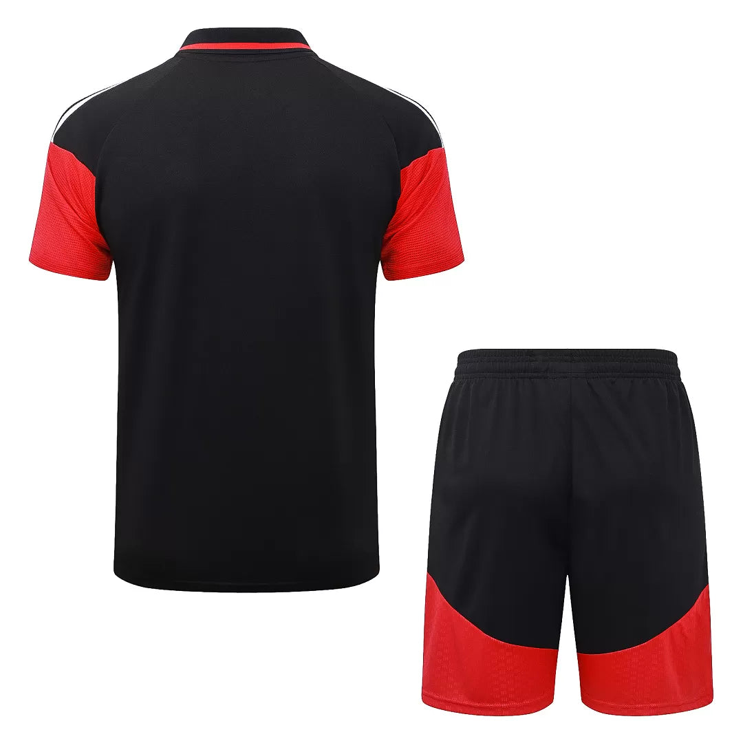 Completino Polo Germania 2026 Uomo Nero | Kit Allenamento