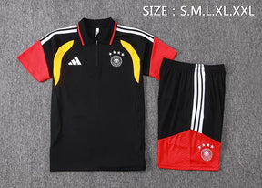 Completino Polo Germania 2026 Uomo Nero | Kit Allenamento