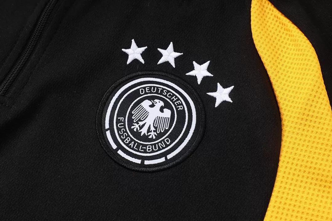Completino Polo Germania 2026 Uomo Nero | Kit Allenamento