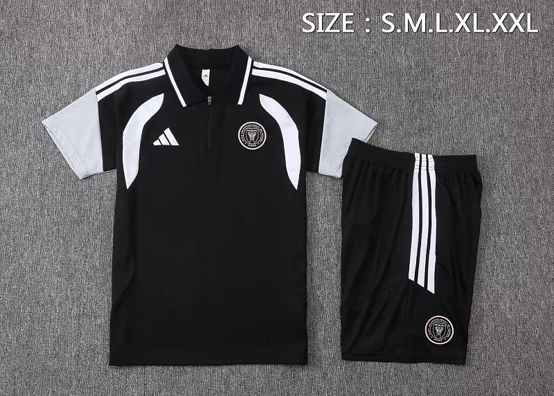 Completino Polo Inter Miami 26/27 Uomo Nero | Kit Allenamento
