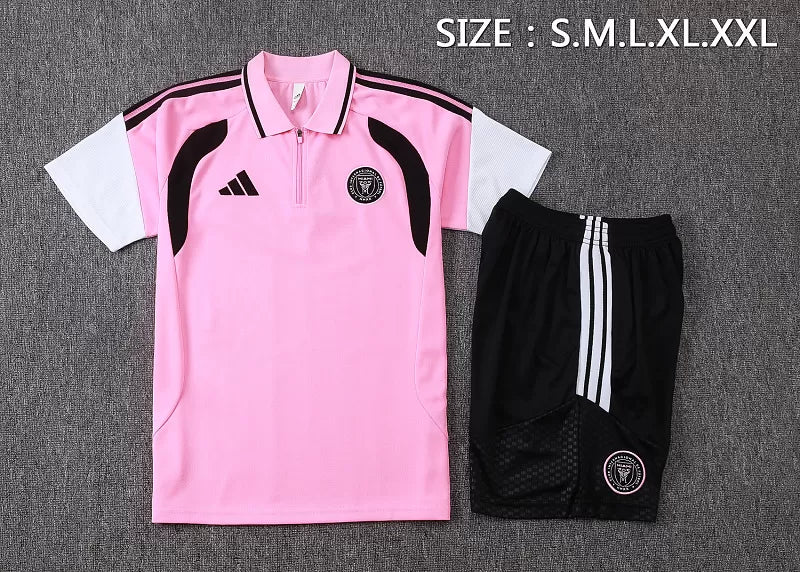 Completino Polo Inter Miami 26/27 Uomo Rosa | Kit Allenamento