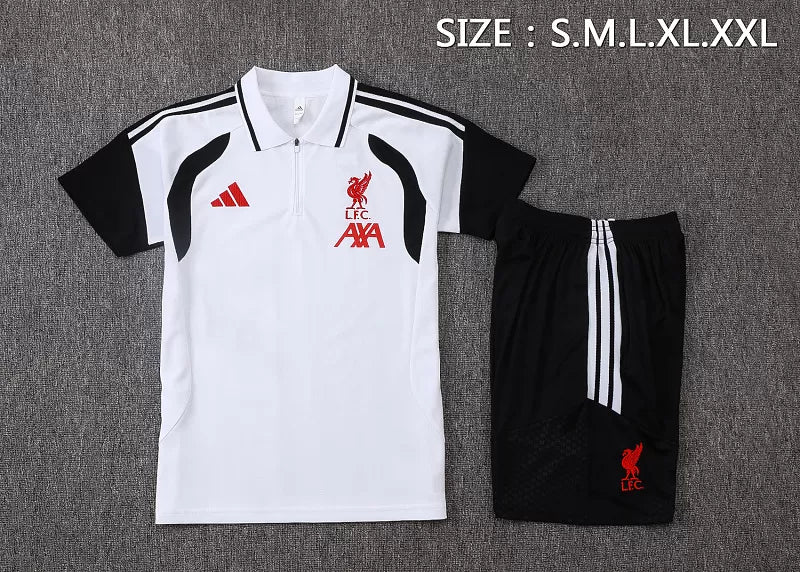 Completino Polo Liverpool 26/27 Uomo Bianco | Kit Allenamento