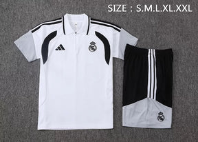 Completino Polo Real Madrid 26/27 Uomo Bianco | Kit Allenamento