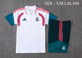 Completino Polo Real Madrid 26/27 Uomo Bianco | Kit Allenamento