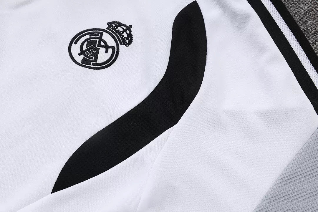 Completino Polo Real Madrid 26/27 Uomo Bianco | Kit Allenamento