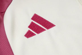 Completino Polo Real Madrid 26/27 Uomo Bianco e Rosa | Kit Allenamento