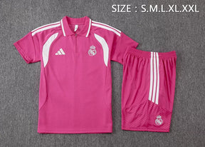 Completino Polo Real Madrid 26/27 Uomo Fucsia | Kit Allenamento