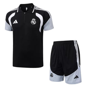 Completino Polo Real Madrid 26/27 Uomo Nero | Kit Allenamento