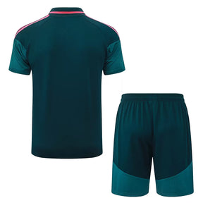 Completino Polo Real Madrid 26/27 Uomo Verde Petrolio | Kit Allenamento