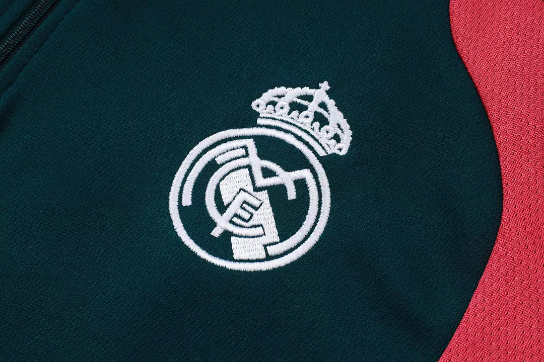 Completino Polo Real Madrid 26/27 Uomo Verde Petrolio | Kit Allenamento