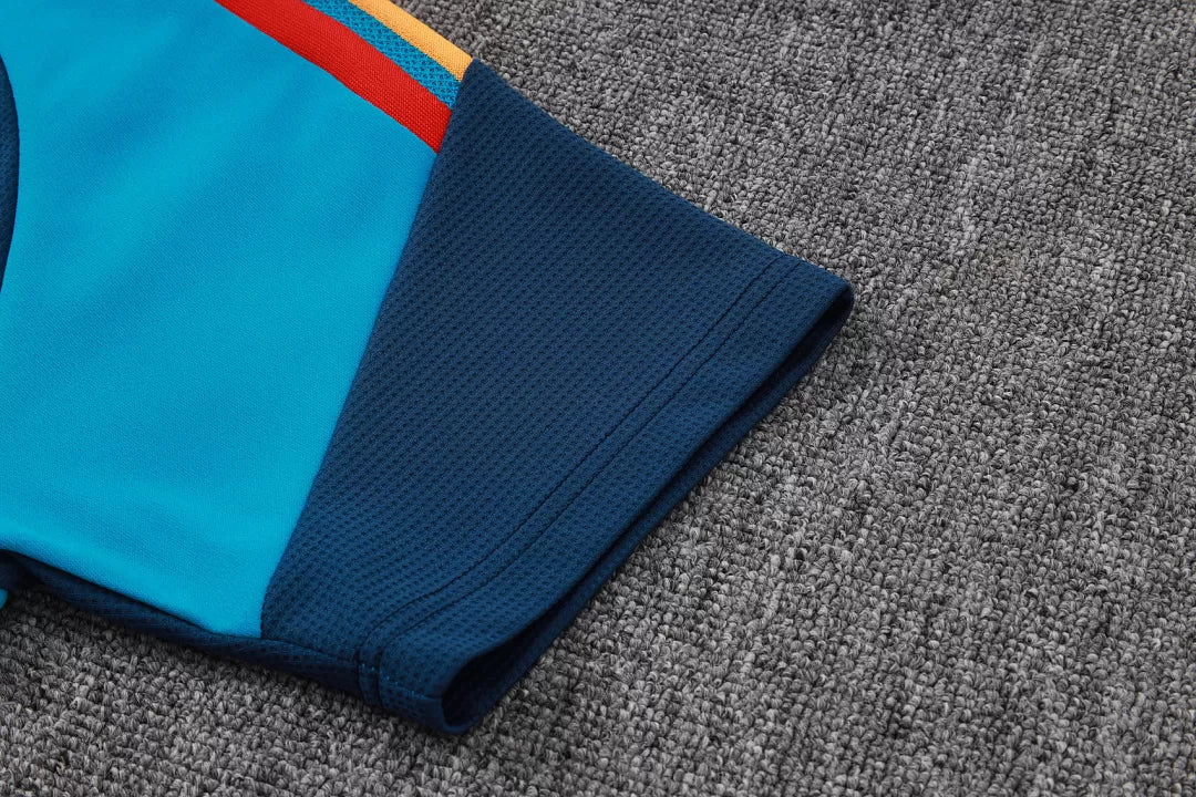 Completino Polo Spagna 2026 Uomo Azzurro | Kit Allenamento