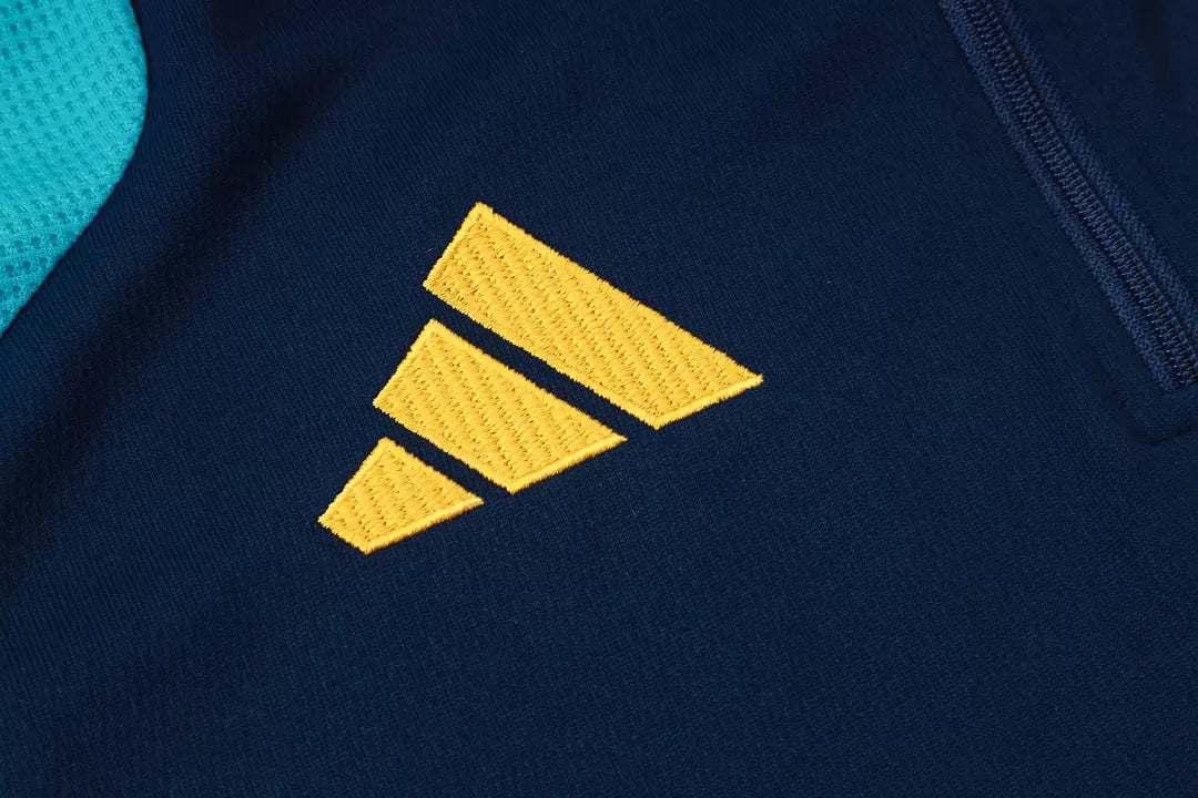Completino Polo Spagna 2026 Uomo Blu Navy | Kit Allenamento