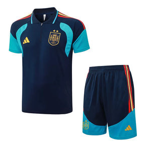 Completino Polo Spagna 26/27 Uomo Blu Navy | Kit Allenamento
