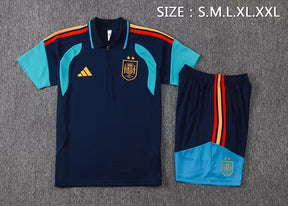 Completino Polo Spagna 26/27 Uomo Blu Navy | Kit Allenamento