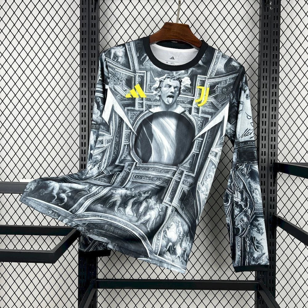 Maglia Juv Pre-Match Del Piero 25/26 Manica Lunga Uomo | Maglia da Calcio