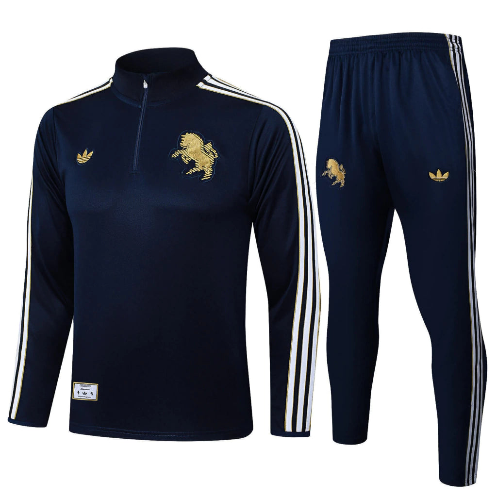 Tuta Juv Blu Scuro Half-Zip Uomo | Tuta da Calcio