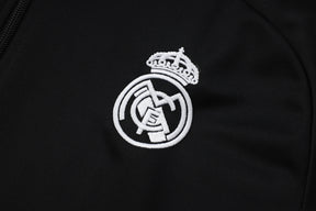 Real Madrid Black Tracksuit Full-Zip 25/26