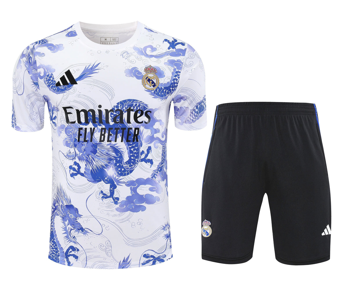 Kit Shirt + Shorts Real Madrid Dragon Blue Training 25/26