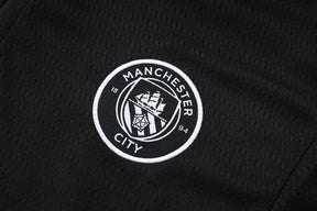 Manchester City Black Tracksuit Half-Zip 25/26