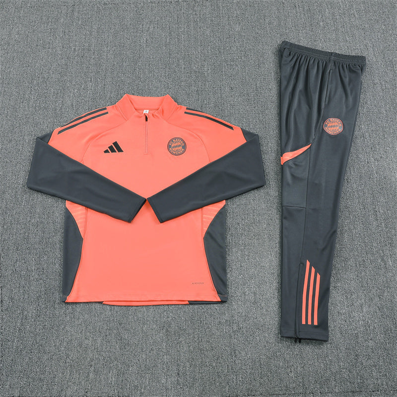 Tracksuit Bayern Munich Red/Gray Training 25/26