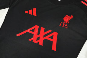 Kit Shirt + Shorts Liverpool Black/Red 25/26