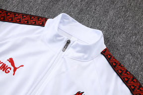 Milan White/Black Tracksuit Full-Zip 25/26