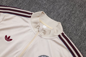 Ajax Beige/Red Tracksuit Half-Zip 25/26