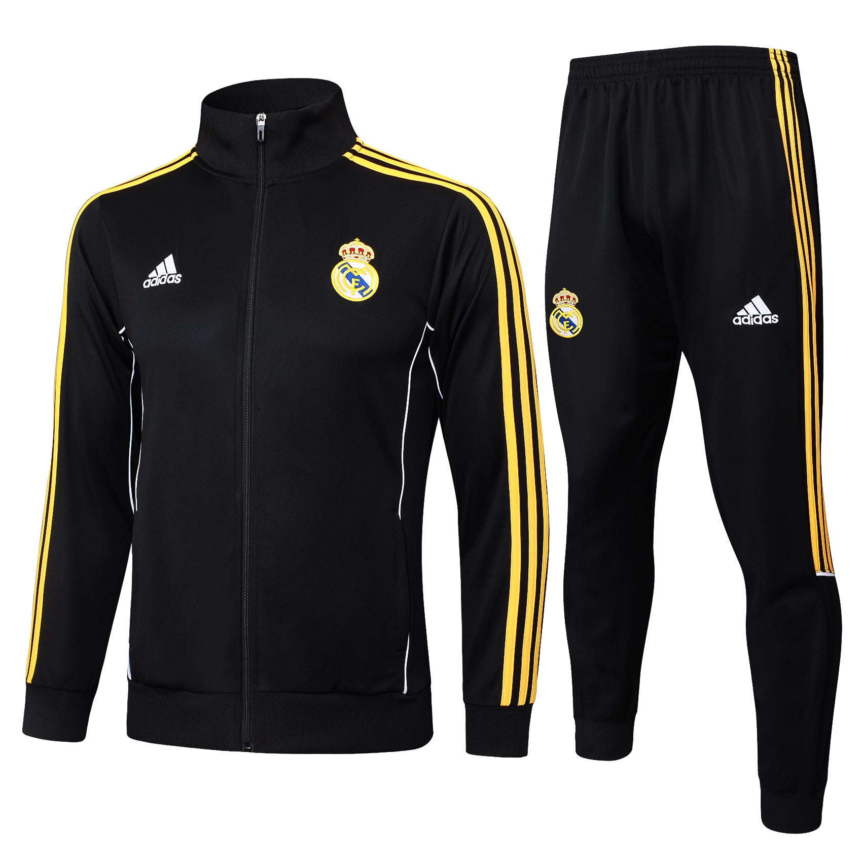 Real Madrid Black Tracksuit Full-Zip 25/26