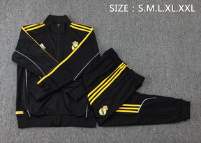 Real Madrid Black Tracksuit Full-Zip 25/26