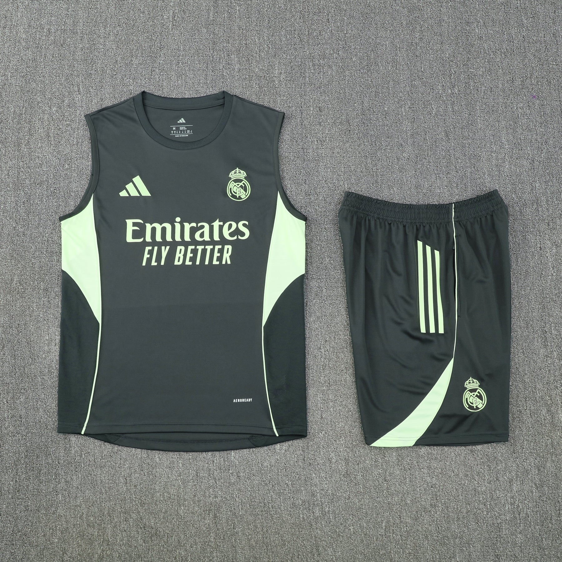 Tank Top + Shorts Real Madrid Green 25/26