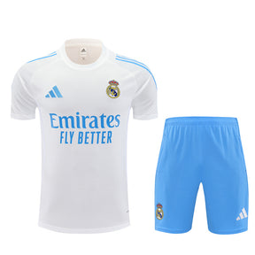Kit Shirt + Shorts Real Madrid White/Blue Training 25/26