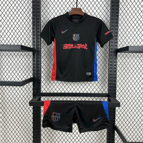Barcelona x Travis Scott Away 24/25 Kit Kids
