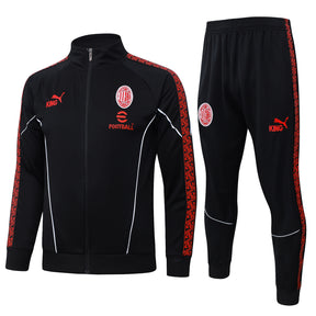Milan Black Tracksuit Full-Zip 25/26