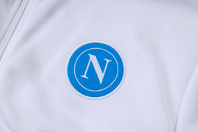 Napoli White/Blue Tracksuit Full-Zip 25/26