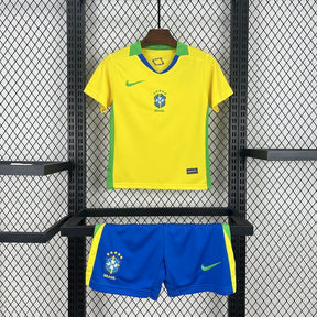 Brazil Home 2025 Kit Kids (Women's Team)