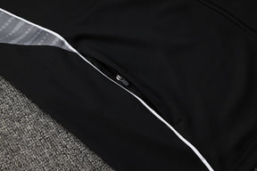 Real Madrid Black Tracksuit Full-Zip 25/26