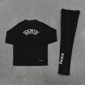 Paris Black Tracksuit Half-Zip 25/26