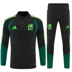 Tuta Messico Nero Half-Zip Uomo 2026 | Tuta da Calcio