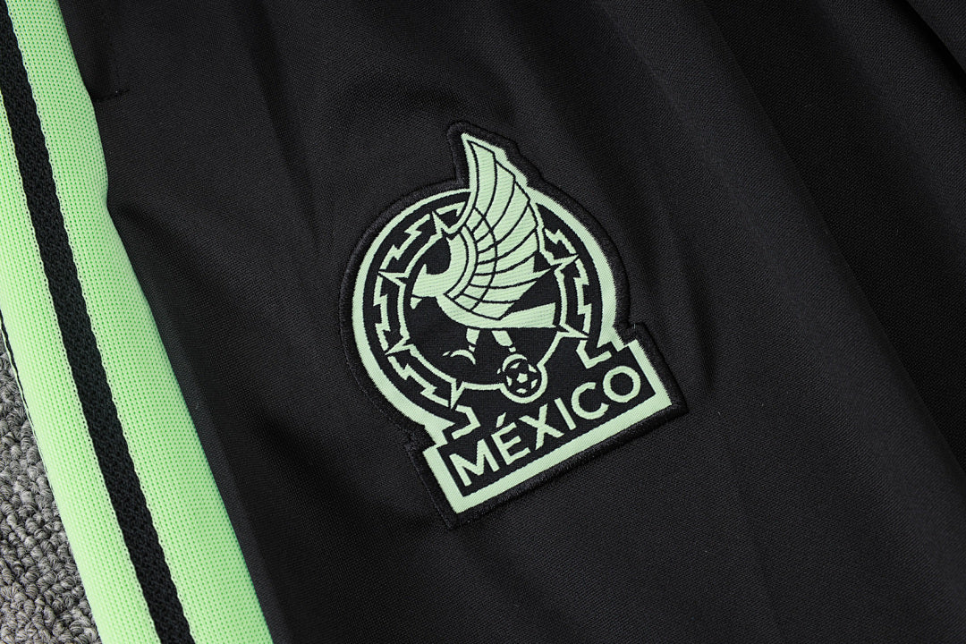 Tuta Messico Nero Half-Zip Uomo 2026 | Tuta da Calcio