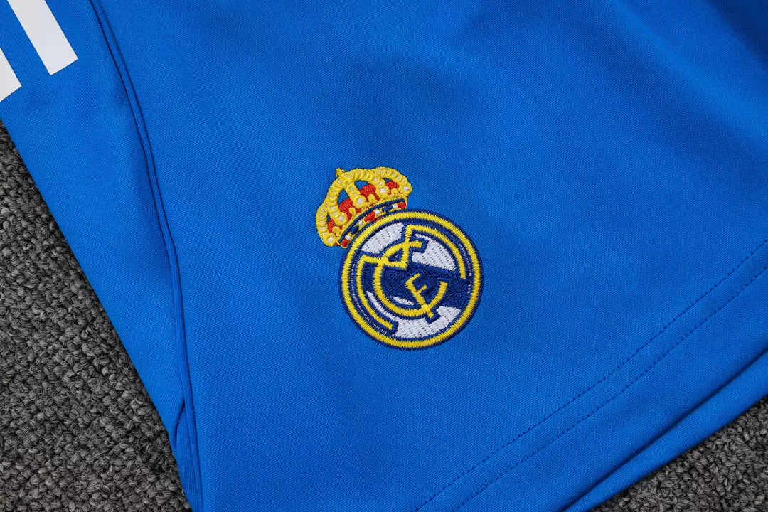 Completino Canottiera Real Madrid 25/26 Uomo Azzurro | Kit Allenamento