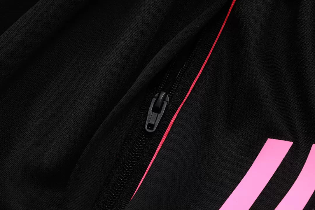 Completino Canottiera Arsenal 2025/26 Uomo Nero Rosa | Kit Allenamento