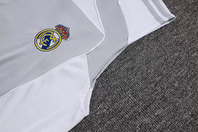 Completino Canottiera Real Madrid 25/26 Uomo Grigio | Kit Allenamento